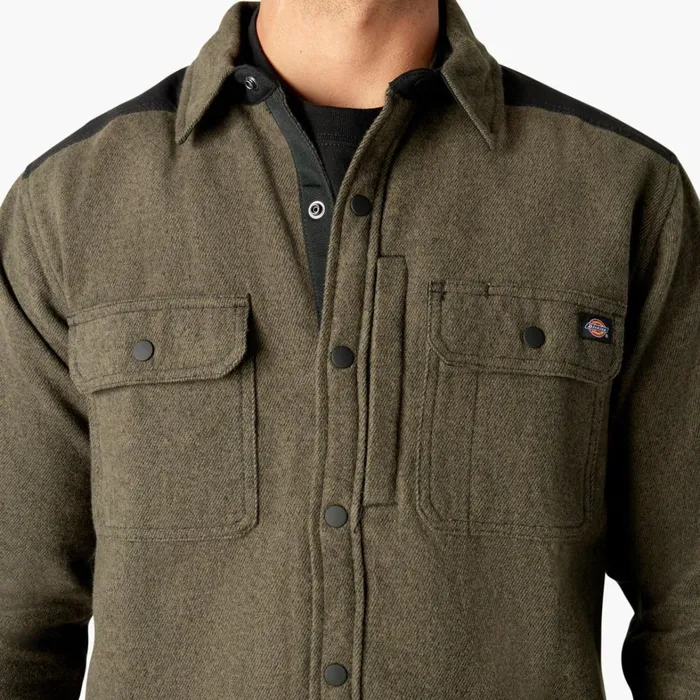 Dickies Work Shirts Heavyweight Brawny Flannel Shirt Military Green W Black Military Green W Black c1l 8211 Men Dickies Work Shirts Heavyweight Brawny Flannel Shirt Military Green W Black Military Green W Black c1l 8211 Men