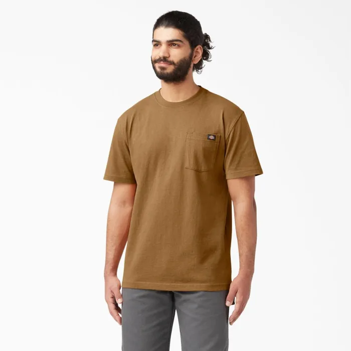 Dickies Work Shirts Heavyweight Short Sleeve Pocket TShirt Brown Duck Brown Duck bd 8211 Men Dickies Work Shirts Heavyweight Short Sleeve Pocket TShirt Brown Duck Brown Duck bd 8211 Men