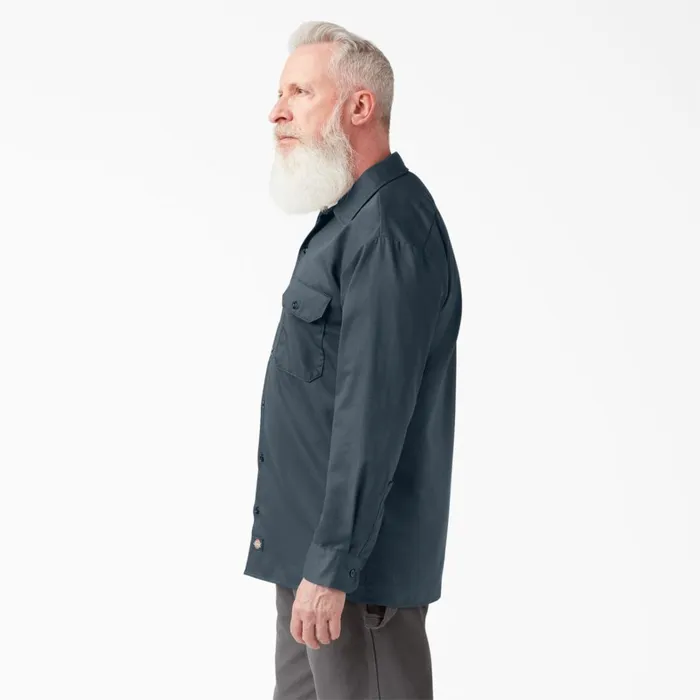 Dickies Work Shirts Long Sleeve Work Shirt Airforce Blue Airforce Blue af 8211 Men Dickies Work Shirts Long Sleeve Work Shirt Airforce Blue Airforce Blue af 8211 Men