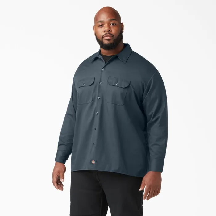 Dickies Work Shirts Long Sleeve Work Shirt Airforce Blue Airforce Blue af 8211 Men Dickies Work Shirts Long Sleeve Work Shirt Airforce Blue Airforce Blue af 8211 Men