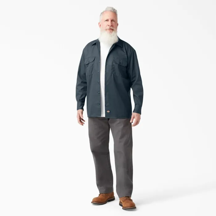 Dickies Work Shirts Long Sleeve Work Shirt Airforce Blue Airforce Blue af 8211 Men Dickies Work Shirts Long Sleeve Work Shirt Airforce Blue Airforce Blue af 8211 Men