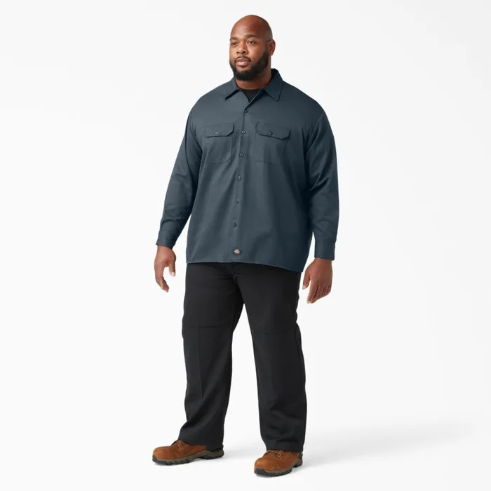 Dickies Work Shirts Long Sleeve Work Shirt Airforce Blue Airforce Blue af 8211 Men Dickies Work Shirts Long Sleeve Work Shirt Airforce Blue Airforce Blue af 8211 Men