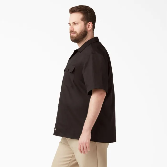 Dickies Work Shirts Short Sleeve Work Shirt Dark Brown Dark Brown db 8211 Men