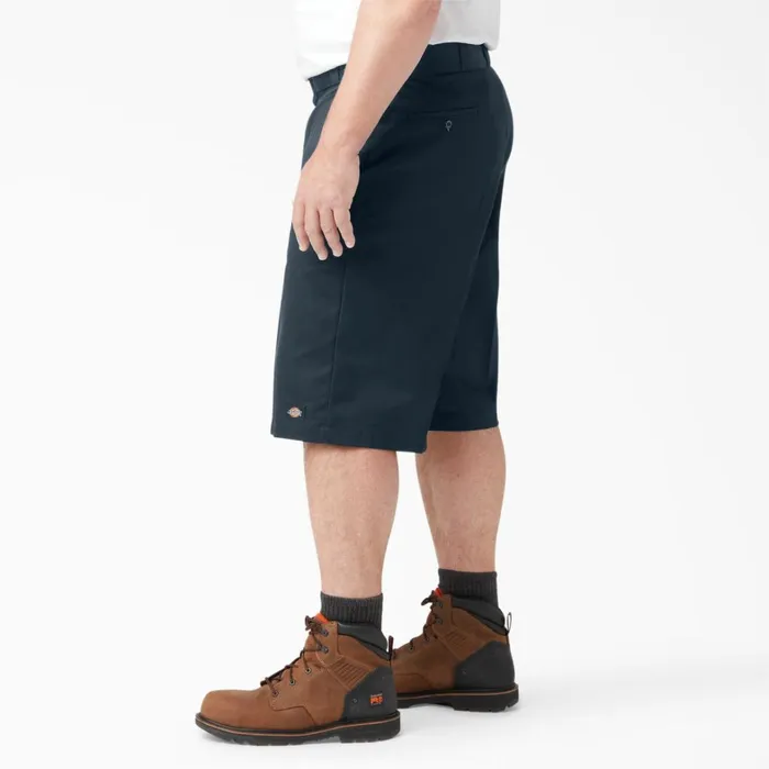 Dickies Work Shorts Loose Fit Flat Front Work Shorts 13034 Dark Navy Dark Navy dn 8211 Men