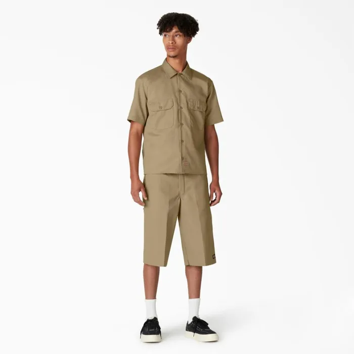 Dickies Work Shorts Loose Fit MultiUse Pocket Work Shorts 15034 Khaki Khaki kh 8211 Men Dickies Work Shorts Loose Fit MultiUse Pocket Work Shorts 15034 Khaki Khaki kh 8211 Men