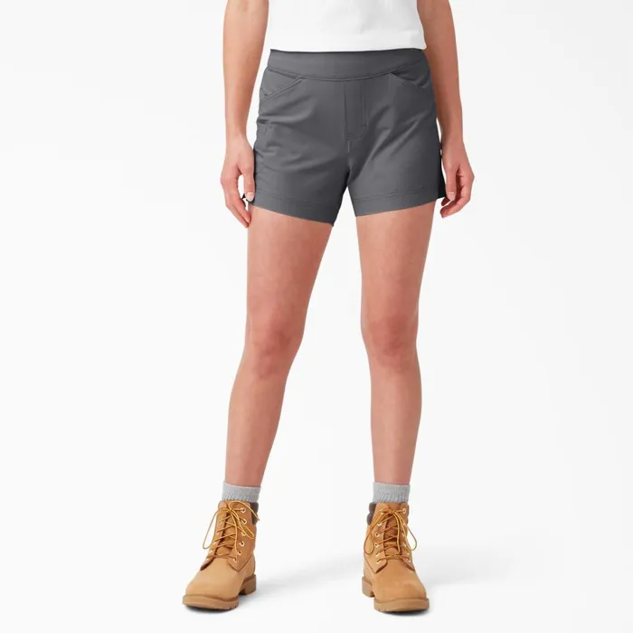 Dickies Work Shorts Women039s Cooling Relaxed Fit PullOn Shorts 5039039 Graphite Gray Graphite Gray ga 8211 Women Dickies Work Shorts Women039s Cooling Relaxed Fit PullOn Shorts 5039039 Graphite Gray Graphite Gray ga 8211 Women