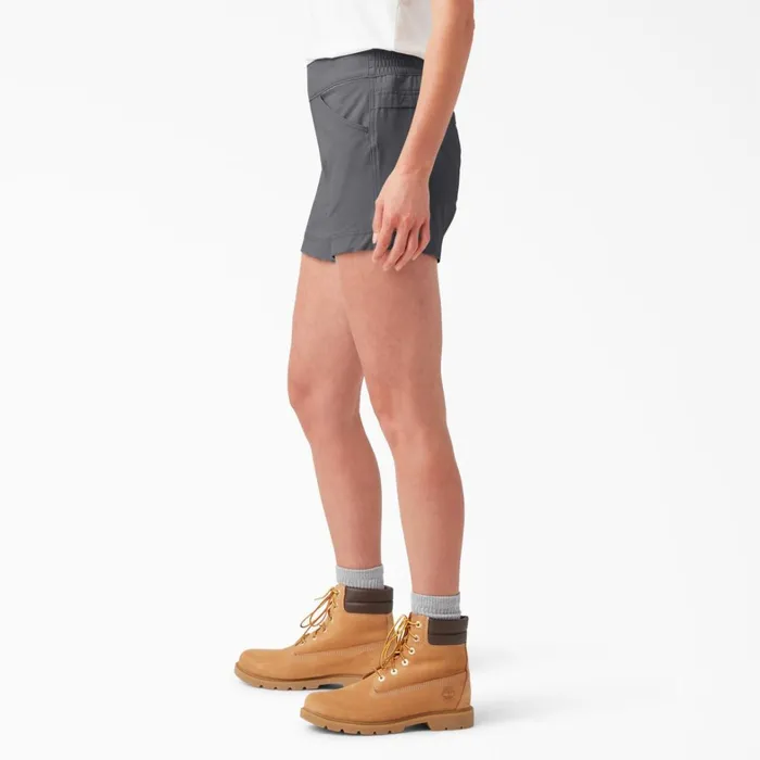 Dickies Work Shorts Women039s Cooling Relaxed Fit PullOn Shorts 5039039 Graphite Gray Graphite Gray ga 8211 Women Dickies Work Shorts Women039s Cooling Relaxed Fit PullOn Shorts 5039039 Graphite Gray Graphite Gray ga 8211 Women