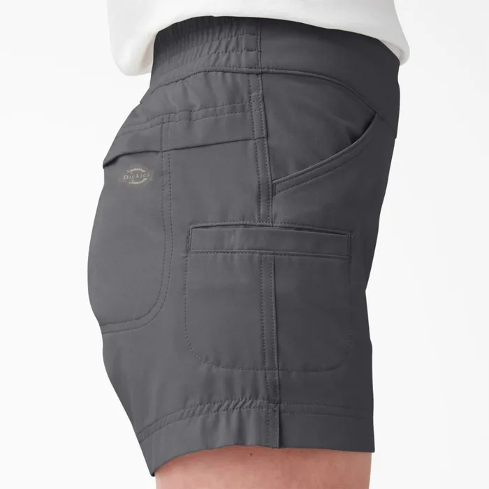 Dickies Work Shorts Women039s Cooling Relaxed Fit PullOn Shorts 5039039 Graphite Gray Graphite Gray ga 8211 Women Dickies Work Shorts Women039s Cooling Relaxed Fit PullOn Shorts 5039039 Graphite Gray Graphite Gray ga 8211 Women