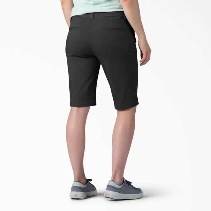 Dickies Work Shorts Women039s Perfect Shape Straight Fit Bermuda Shorts 11034 Rinsed Black Rinsed Black rbkx 8211 Women Dickies Work Shorts Women039s Perfect Shape Straight Fit Bermuda Shorts 11034 Rinsed Black Rinsed Black rbkx 8211 Women