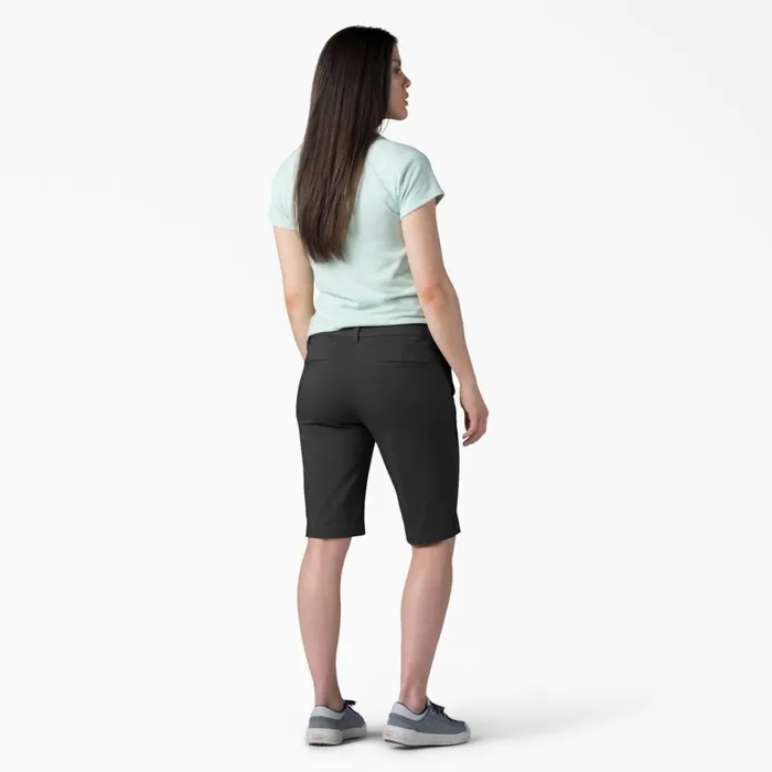 Dickies Work Shorts Women039s Perfect Shape Straight Fit Bermuda Shorts 11034 Rinsed Black Rinsed Black rbkx 8211 Women Dickies Work Shorts Women039s Perfect Shape Straight Fit Bermuda Shorts 11034 Rinsed Black Rinsed Black rbkx 8211 Women