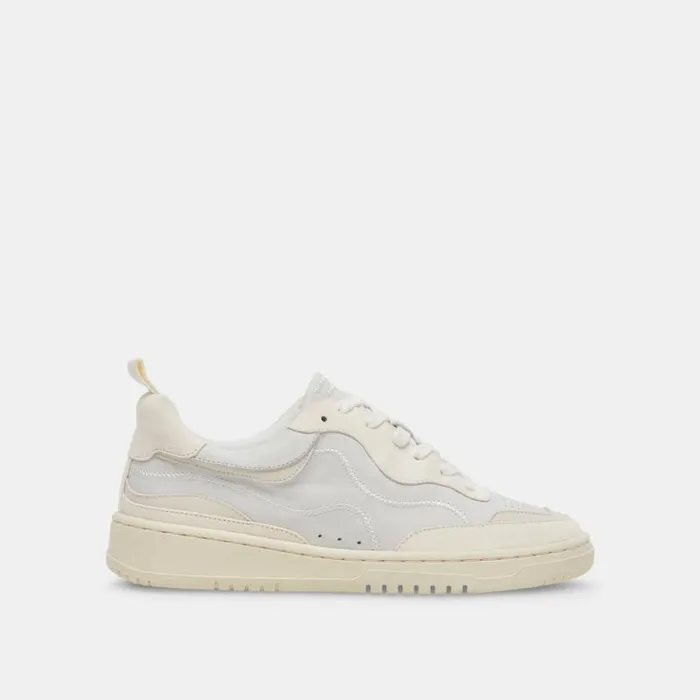 Dolce Vita Adella Sneakers Off White Leather Women Sneakers