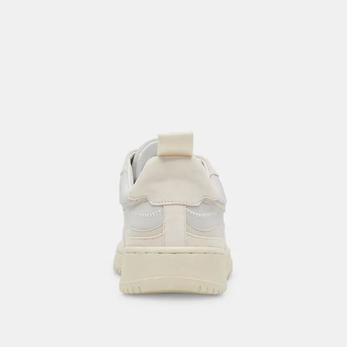 Dolce Vita Adella Sneakers Off White Leather Women Sneakers