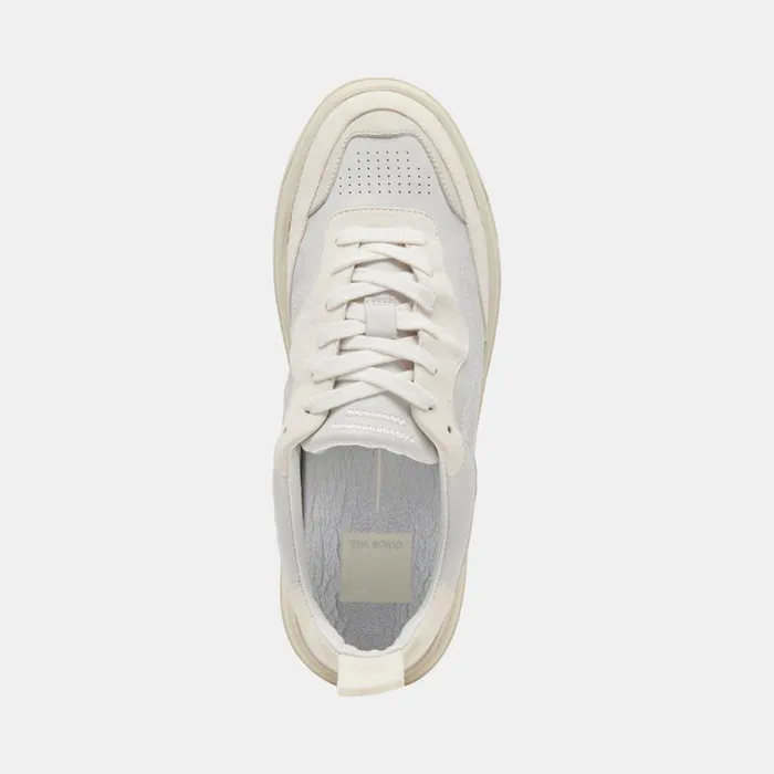Dolce Vita Adella Sneakers Off White Leather Women Sneakers
