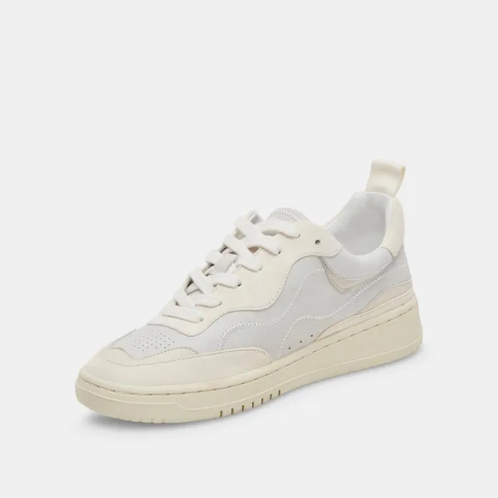 Dolce Vita Adella Sneakers Off White Leather Women Sneakers