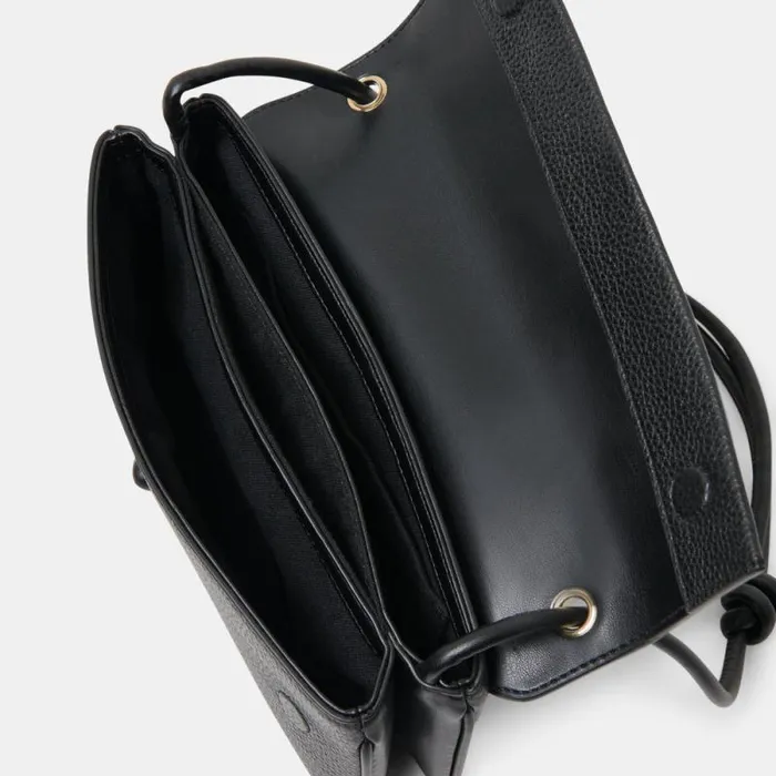 Dolce Vita Alice Shoulder Bag Black Leather Women Handbags