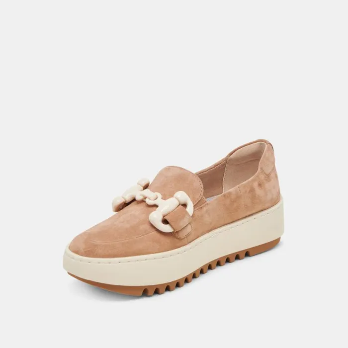 Dolce Vita Andres Sneakers Toffee Suede Women Sneakers
