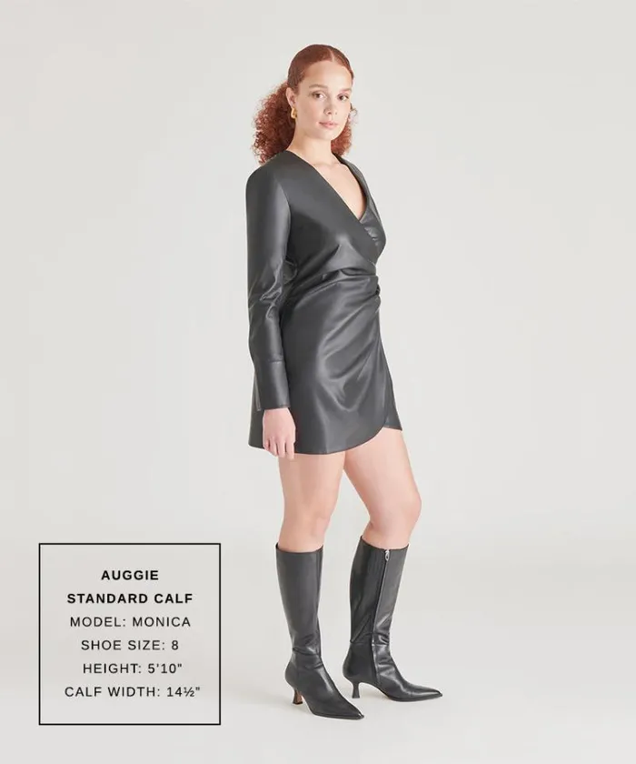 Dolce Vita Auggie Boots Black Leather Women Boots and Booties
