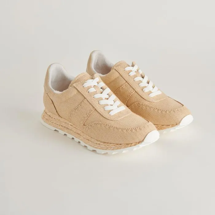Dolce Vita Ayita Sneakers Lt Natural Raffia Women Sneakers