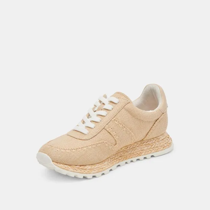 Dolce Vita Ayita Sneakers Lt Natural Raffia Women Sneakers