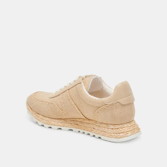 Dolce Vita Ayita Sneakers Lt Natural Raffia Women Sneakers