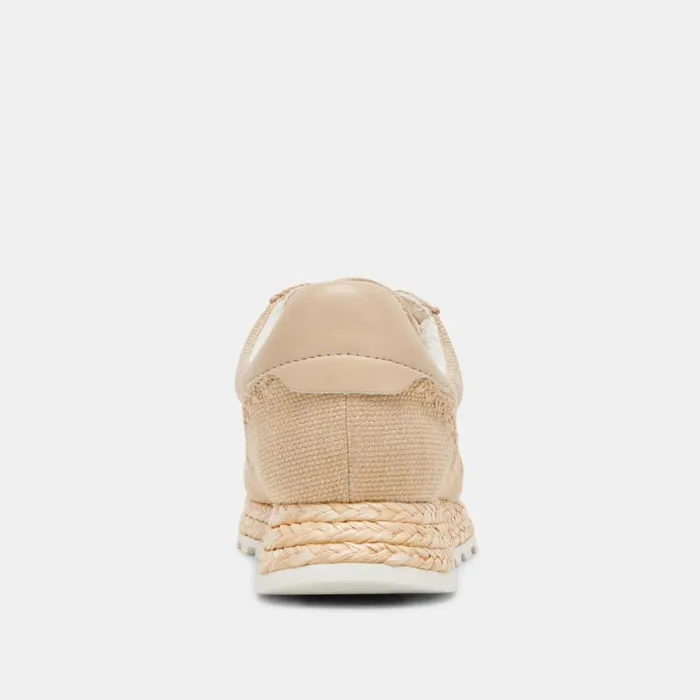 Dolce Vita Ayita Sneakers Lt Natural Raffia Women Sneakers