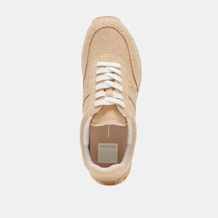 Dolce Vita Ayita Sneakers Lt Natural Raffia Women Sneakers