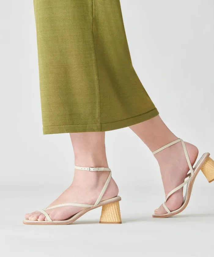 Dolce Vita Banita Sandals Ivory Leather Women Sandals