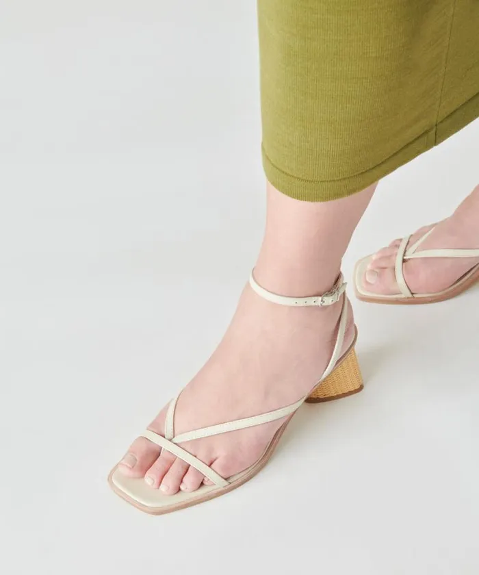 Dolce Vita Banita Sandals Ivory Leather Women Sandals