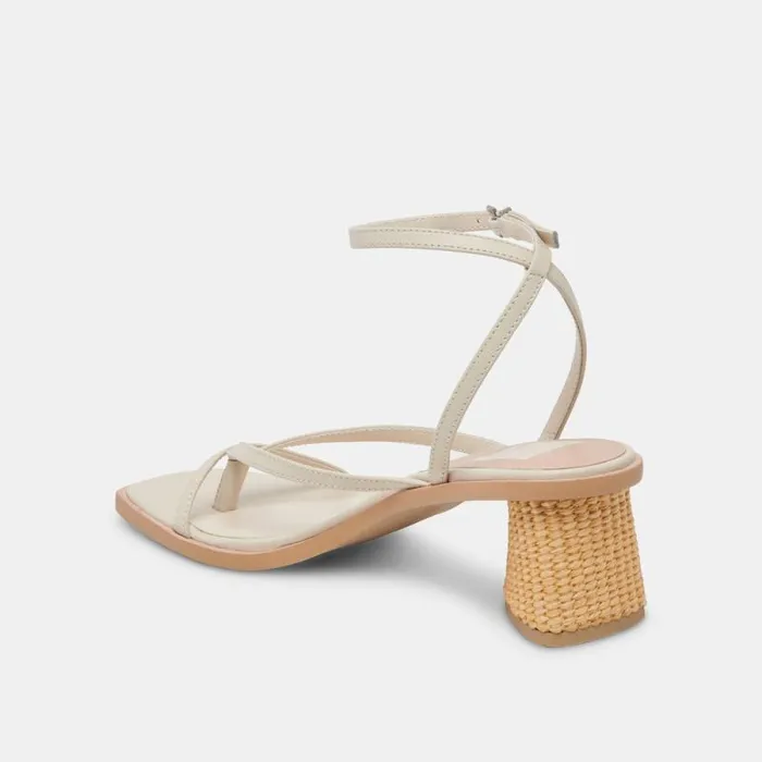 Dolce Vita Banita Sandals Ivory Leather Women Sandals