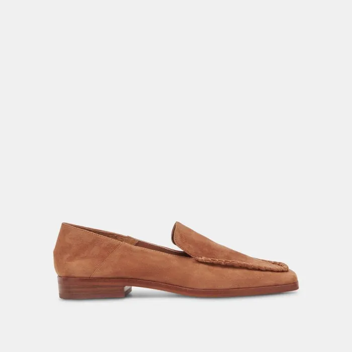 Dolce Vita Beny Flats Brown Suede Women Flats and Loafers