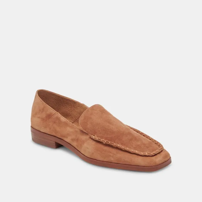 Dolce Vita Beny Flats Brown Suede Women Flats and Loafers