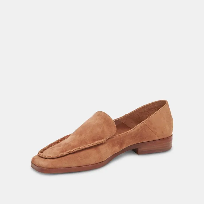 Dolce Vita Beny Flats Brown Suede Women Flats and Loafers