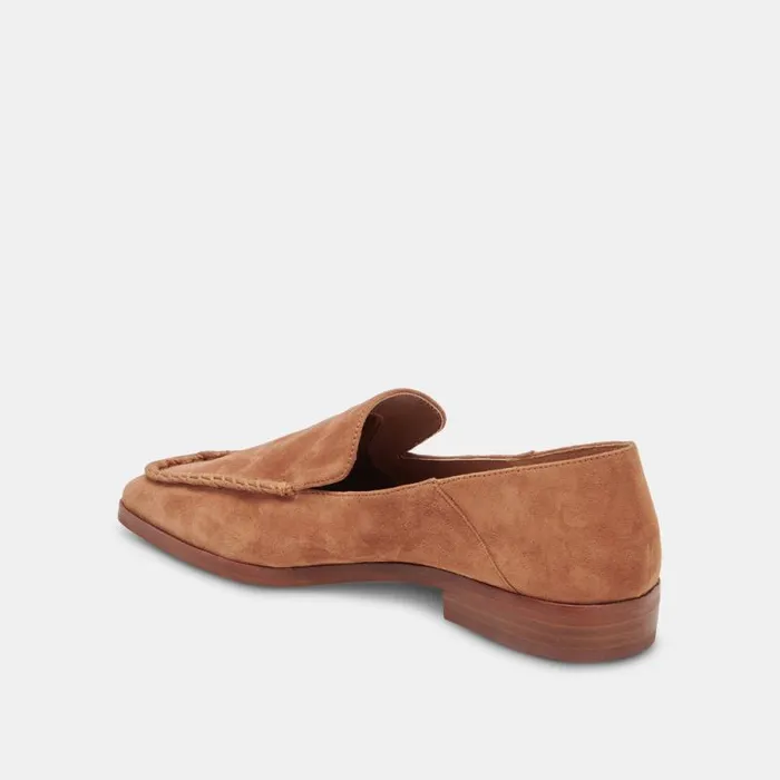 Dolce Vita Beny Flats Brown Suede Women Flats and Loafers