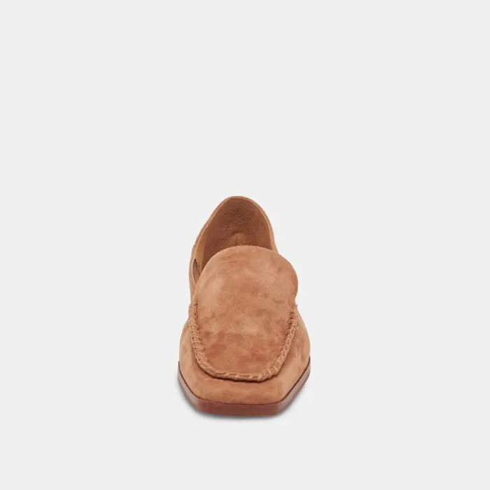 Dolce Vita Beny Flats Brown Suede Women Flats and Loafers
