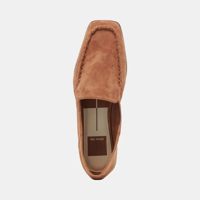 Dolce Vita Beny Flats Brown Suede Women Flats and Loafers
