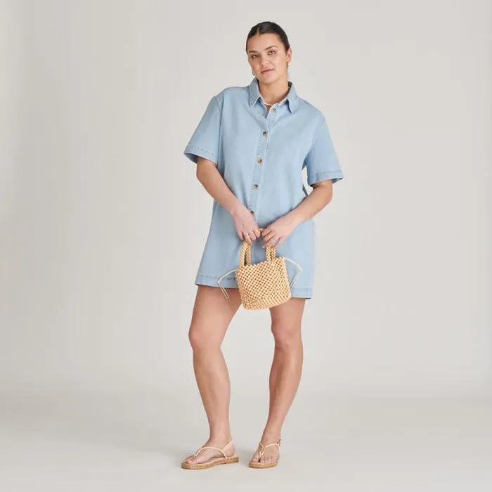 Dolce Vita Bess Handbag Natural Wood Women Handbags