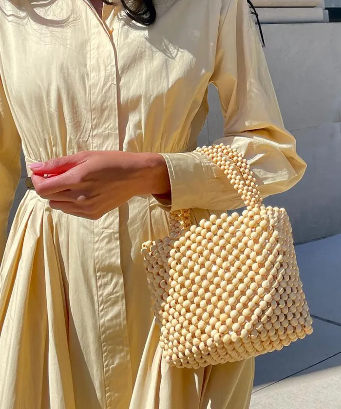 Dolce Vita Bess Handbag Natural Wood Women Handbags