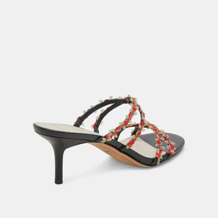 Dolce Vita Betti Wide Heels Black Multi Stella Women Heels