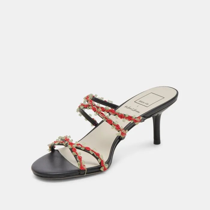 Dolce Vita Betti Wide Heels Black Multi Stella Women Heels