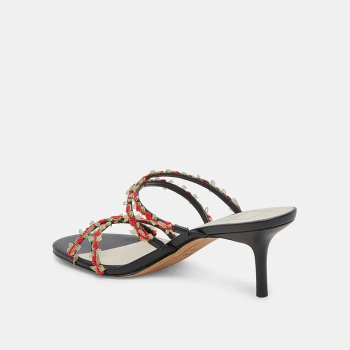 Dolce Vita Betti Wide Heels Black Multi Stella Women Heels