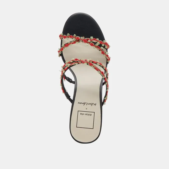 Dolce Vita Betti Wide Heels Black Multi Stella Women Heels
