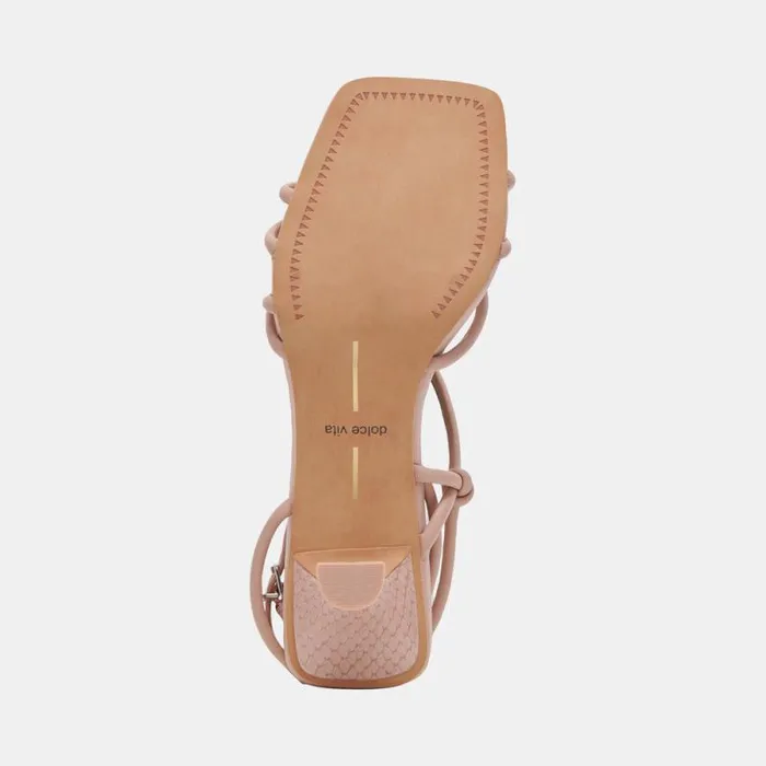Dolce Vita Bev Heels Rose Leather Women Heels