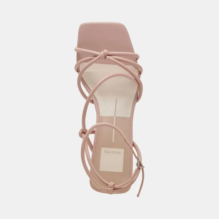 Dolce Vita Bev Heels Rose Leather Women Heels