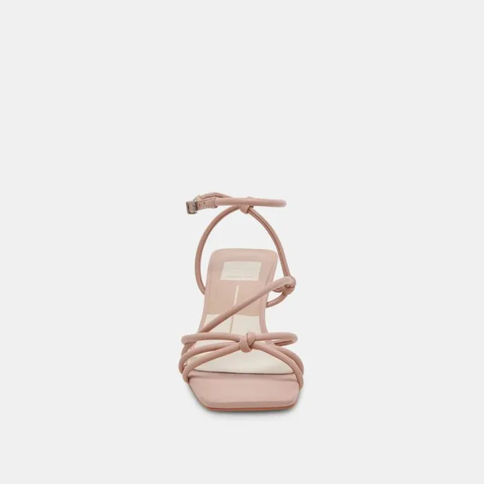 Dolce Vita Bev Heels Rose Leather Women Heels