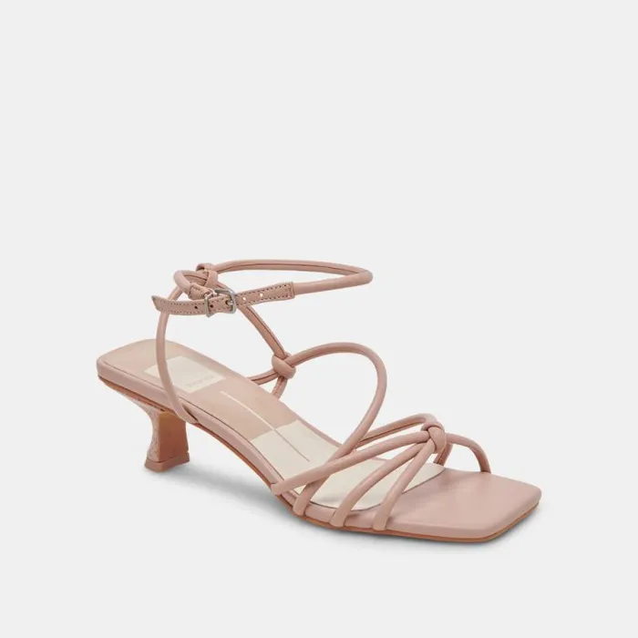 Dolce Vita Bev Heels Rose Leather Women Heels