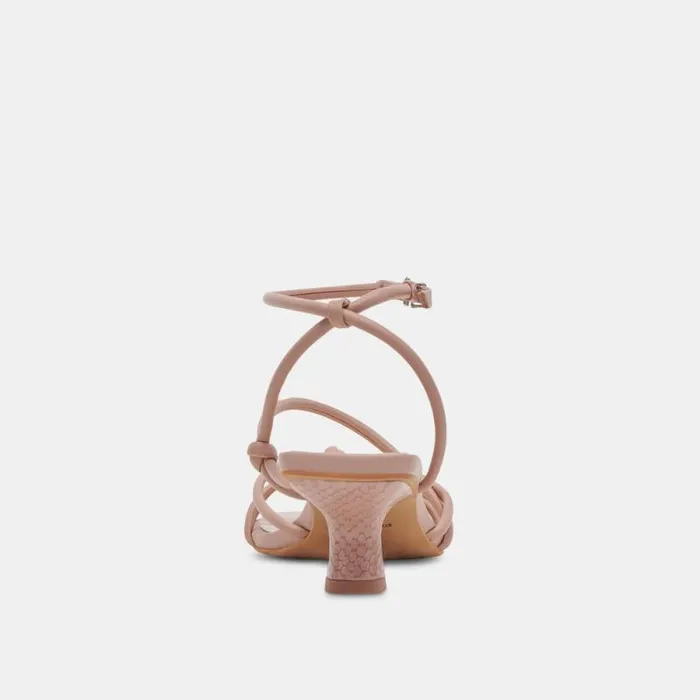 Dolce Vita Bev Heels Rose Leather Women Heels