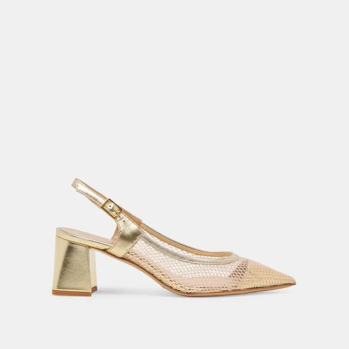 Dolce Vita Blondi Heels Blush Multi Mesh Women Flats and Loafers