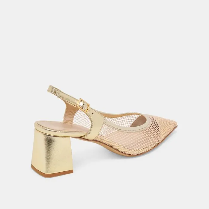 Dolce Vita Blondi Heels Blush Multi Mesh Women Flats and Loafers