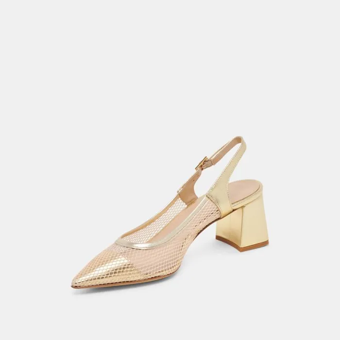 Dolce Vita Blondi Heels Blush Multi Mesh Women Flats and Loafers