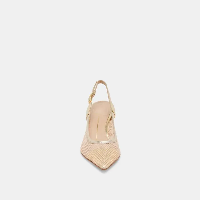 Dolce Vita Blondi Heels Blush Multi Mesh Women Flats and Loafers